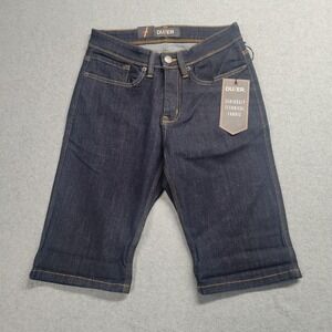 DU/ER L2X Slim Fit Performance Denim Shorts Dark Indigo Blue Mens 27 NWT